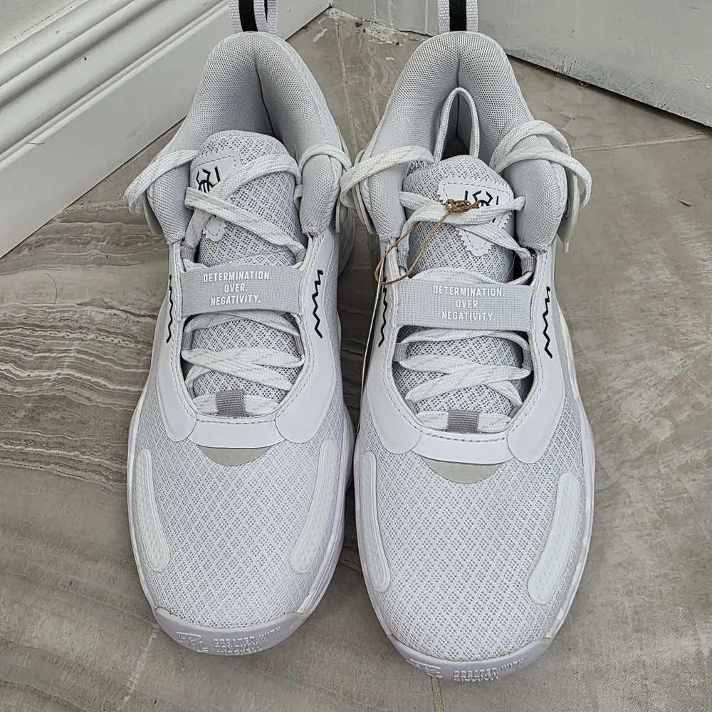 Adidas White and Black Sneakers with Chunky Silhouette - Picture 2 of 12